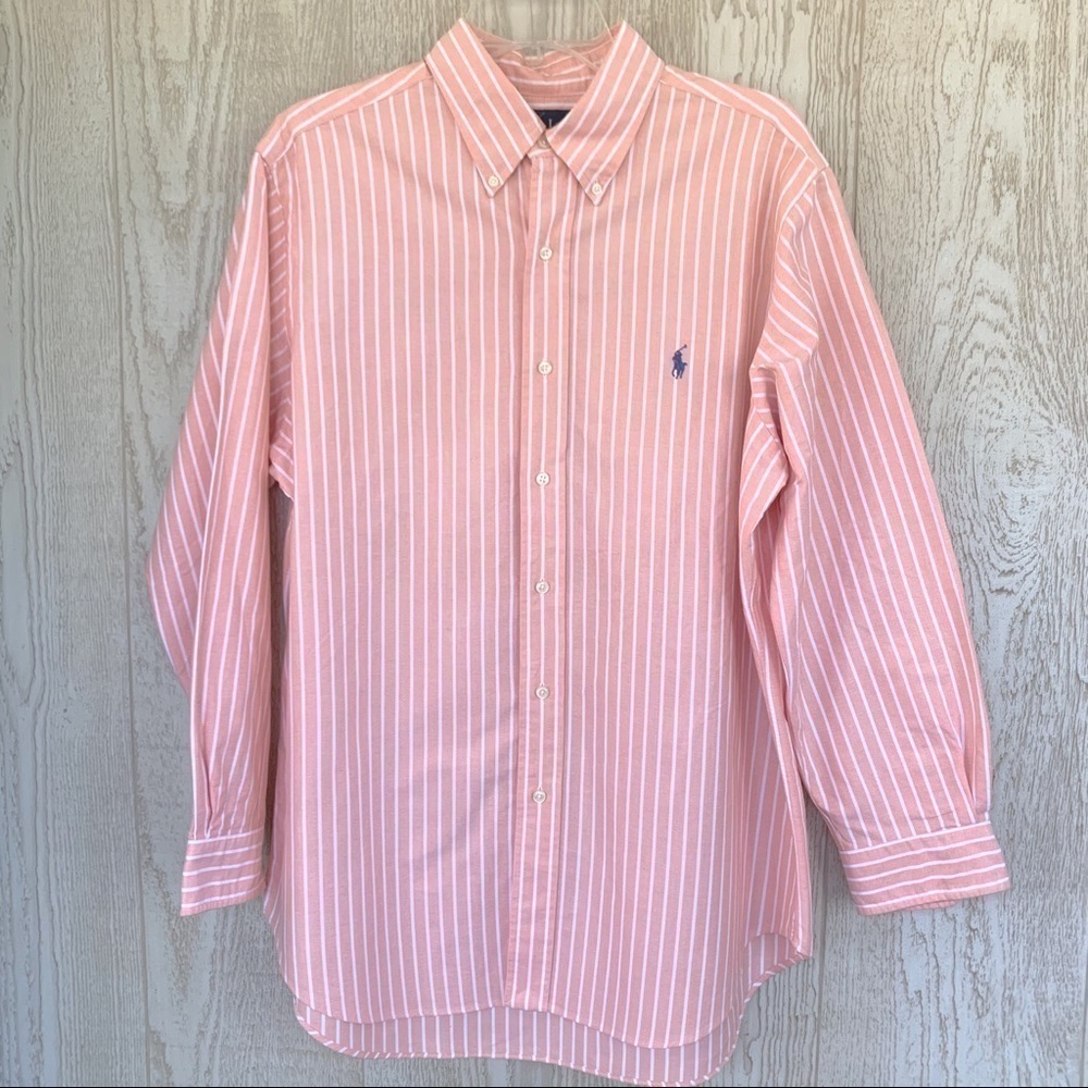 Ralph Lauren Classic Fit Striped Oxford Shirt